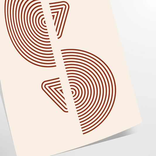 space boho print poster abstract bohemian artistry stunning wall art perfect gift room creativity charm ideal size A4 cm A0 decor elegance toda