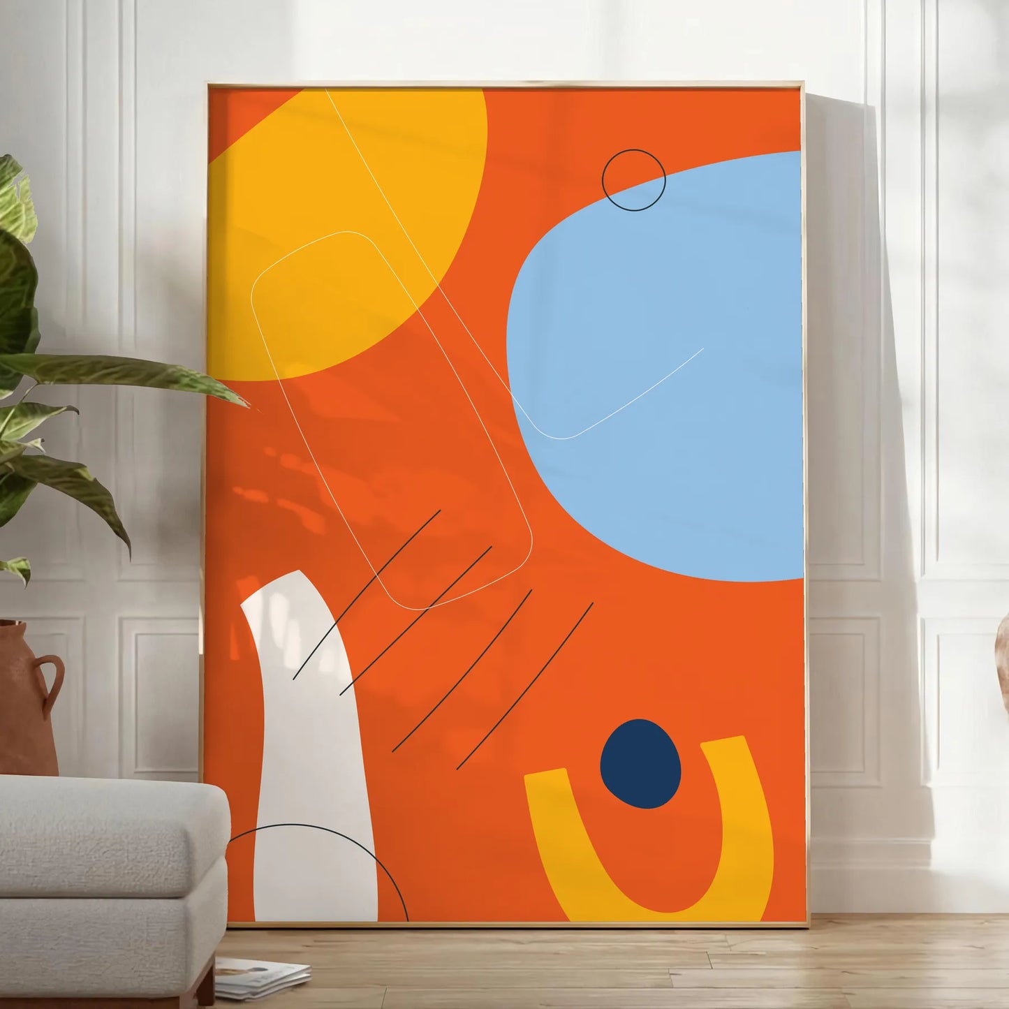 space captivating Boho Poster stunning abstract bohemian art unique wall print perfect gift room aesthetic sizes A4 cm A0