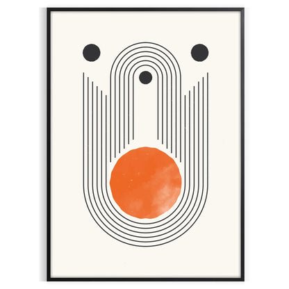 space Boho Poster abstract bohemian wall art captivating print perfect touch charm room unique artwork gift unframed selections