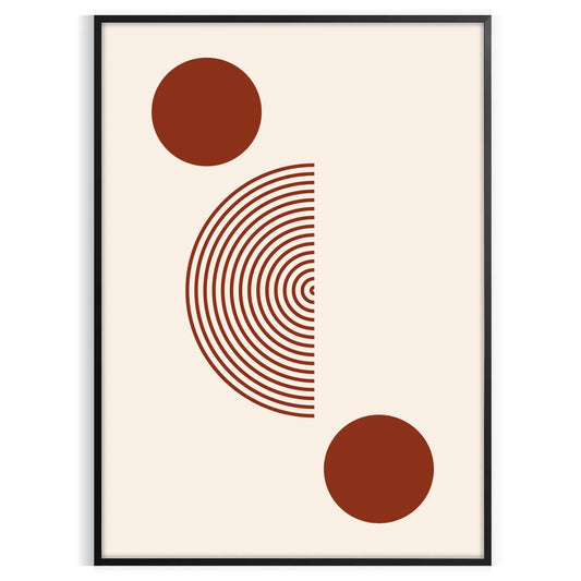 space Boho Art Wall poster abstract bohemian flair captivating artwork perfect gift touch elegance style various print sizes A4 cm A0 decor