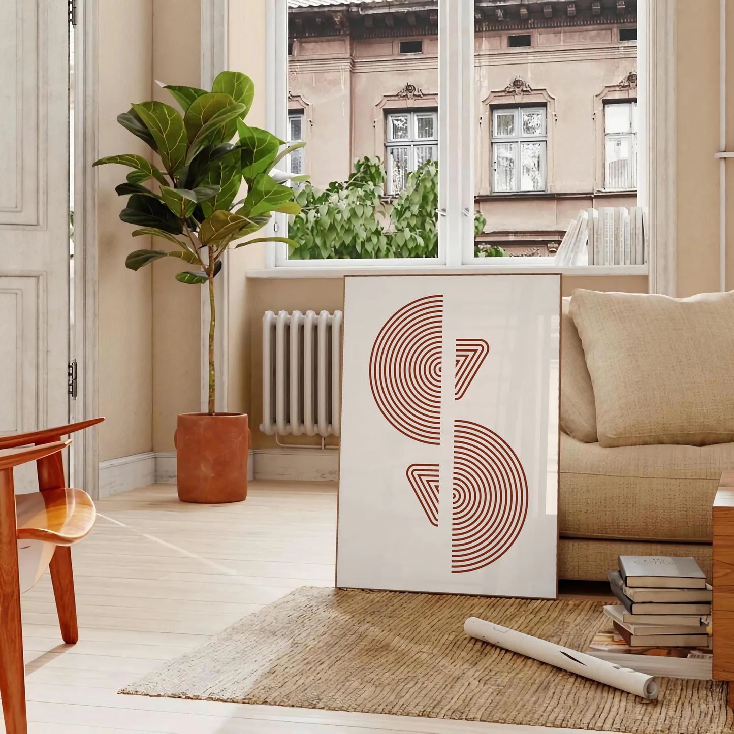 space boho print poster abstract bohemian artistry stunning wall art perfect gift room creativity charm ideal size A4 cm A0 decor elegance toda