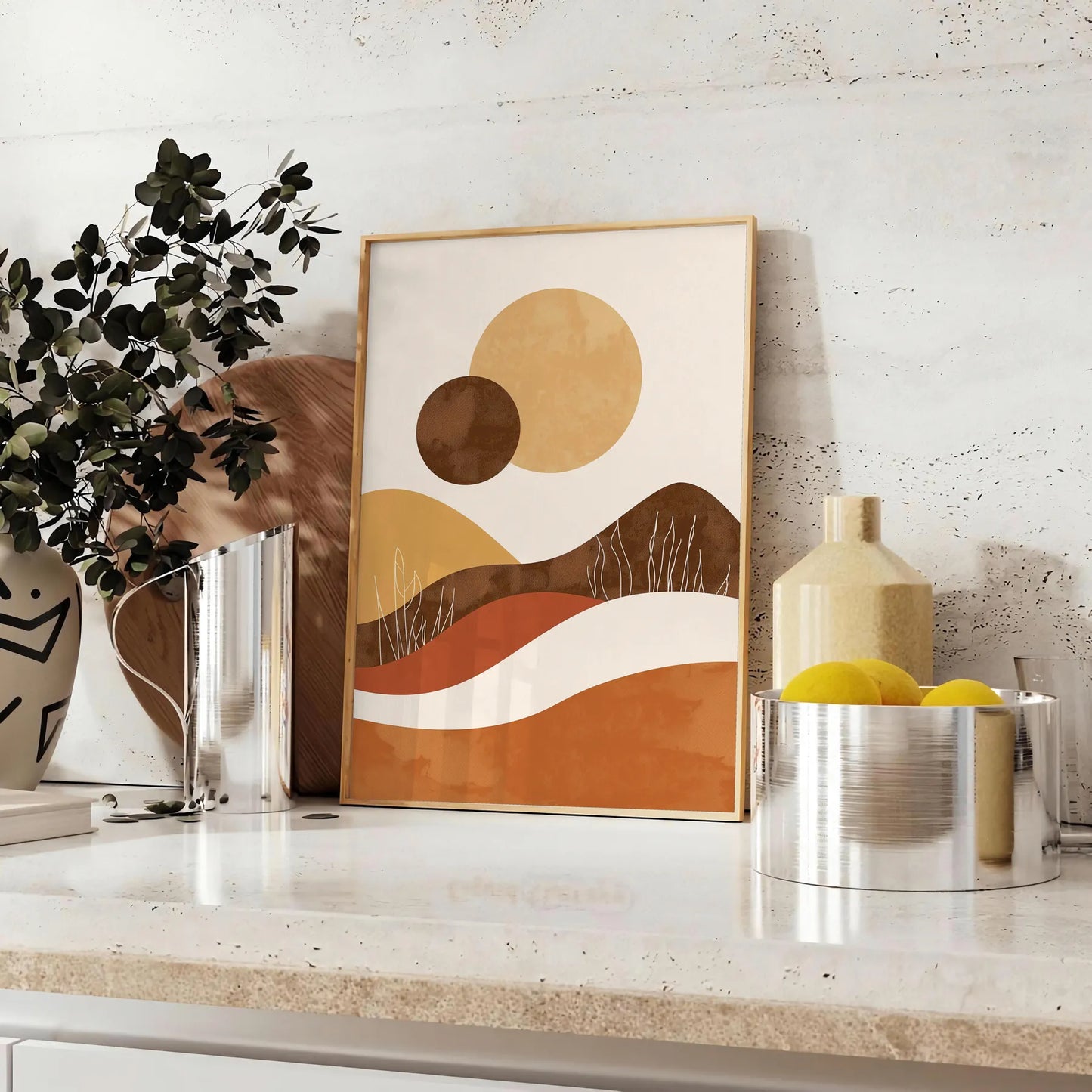 space Boho Wall Art Poster stunning abstract bohemian captivating print perfect decor ideal gift occasion style available unframed options