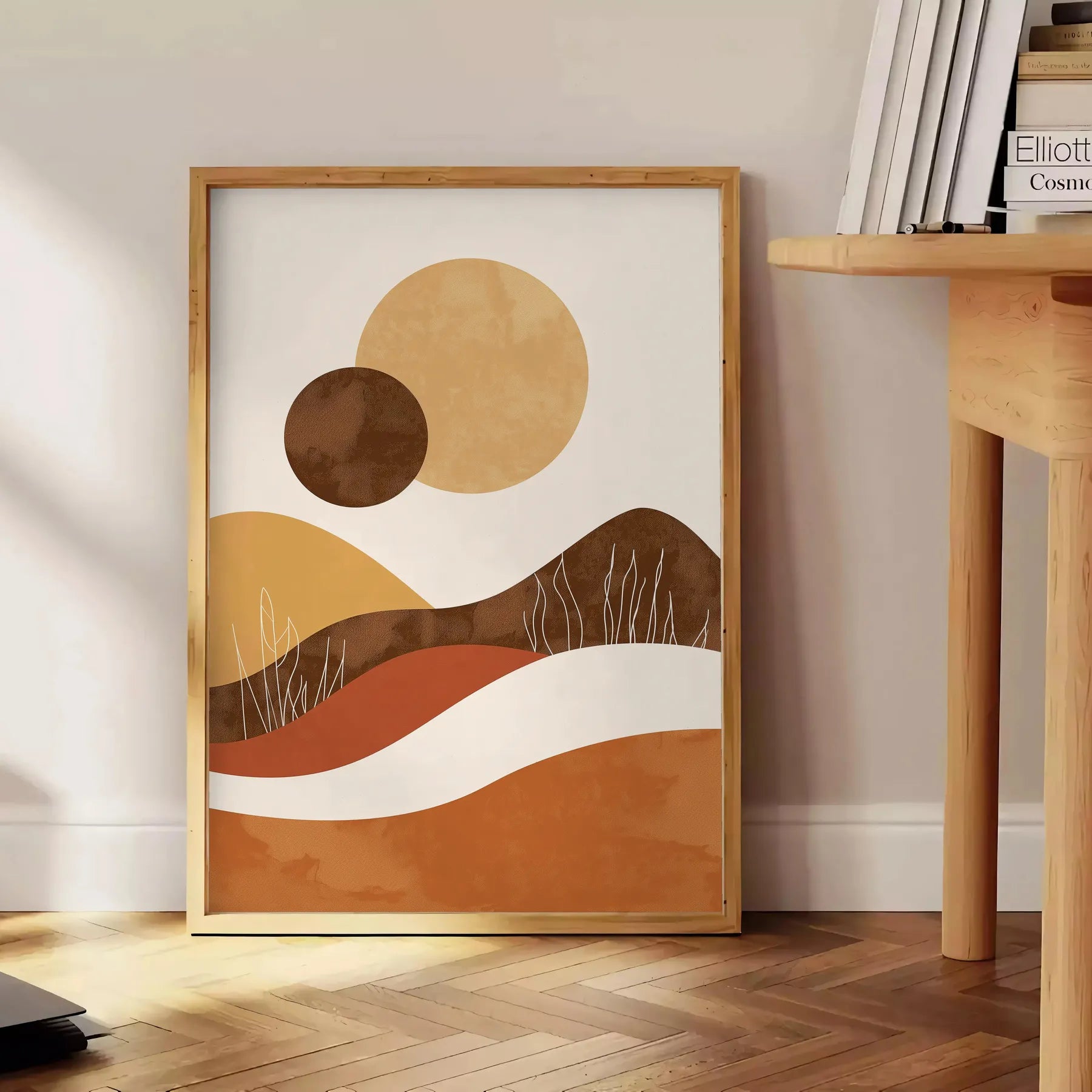 space Boho Wall Art Poster stunning abstract bohemian captivating print perfect decor ideal gift occasion style available unframed options