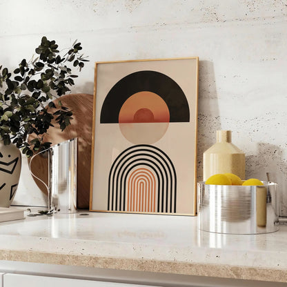 space Boho Art Wall Poster bohemian abstract designs touch charm room ideal gift standalone print