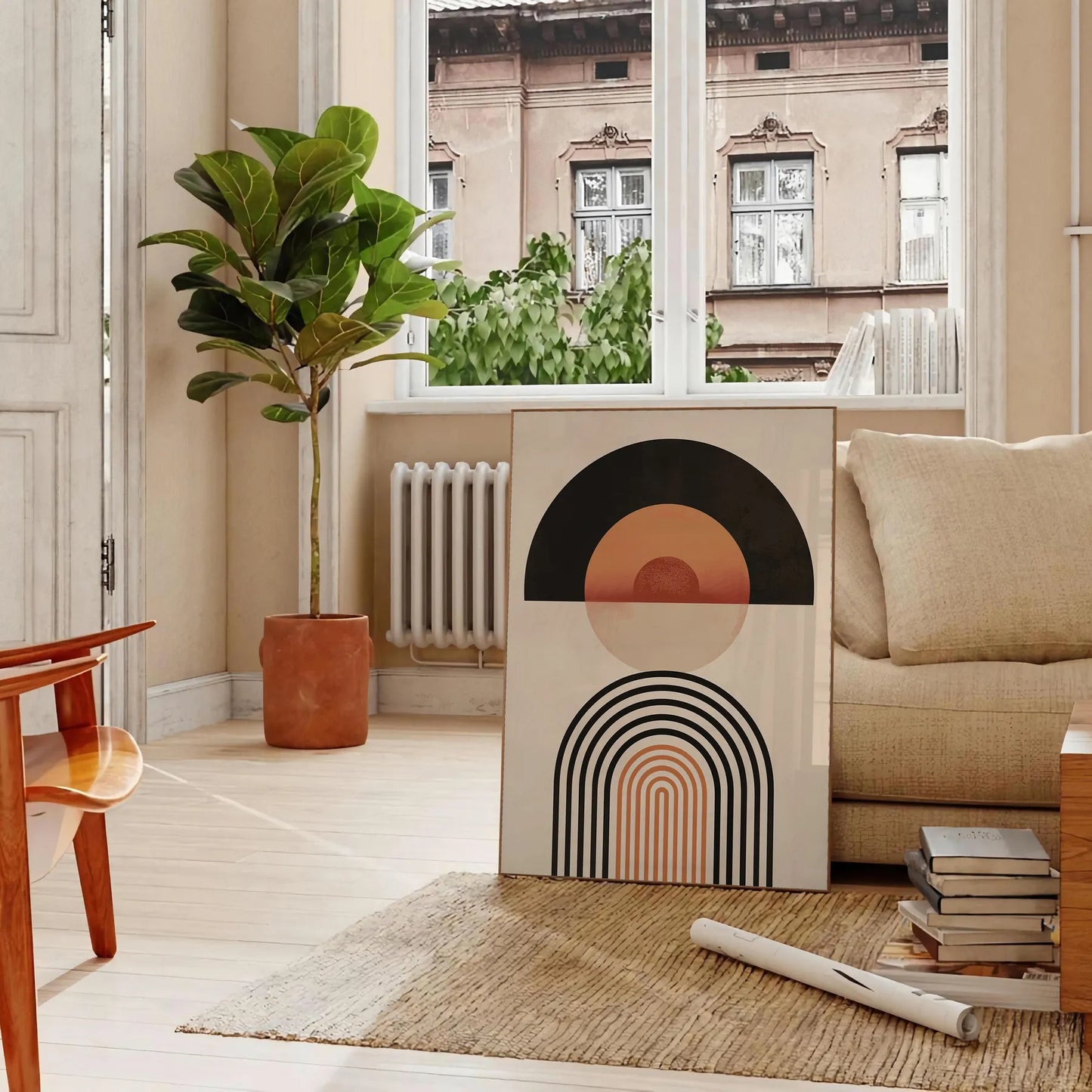 space Boho Art Wall Poster bohemian abstract designs touch charm room ideal gift standalone print