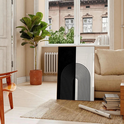 space vibrant Colorful Boho Wall Art poster room bohemian flair abstract perfect gift charm creativity setting framed non - options style