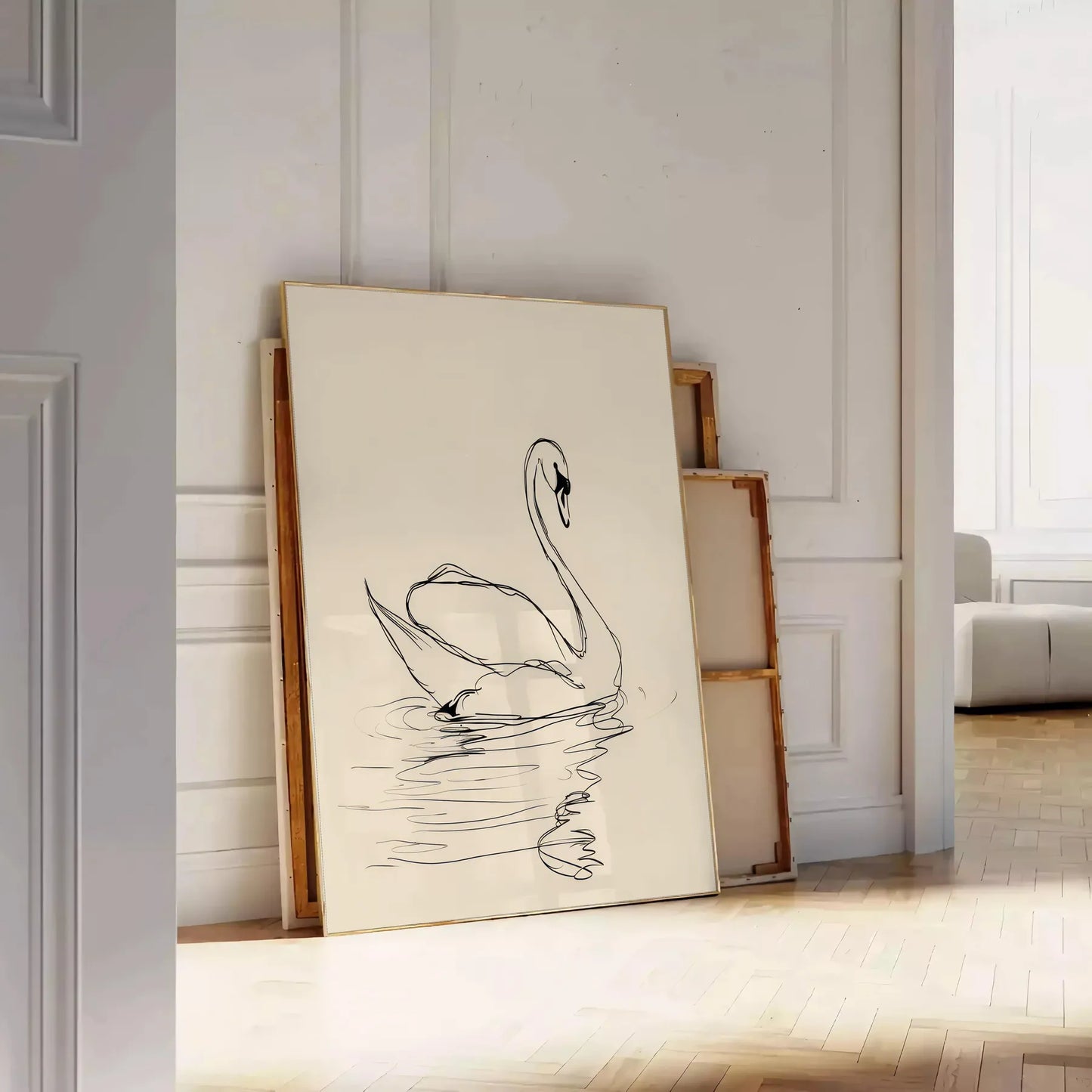 space captivating Boho Wall Art poster abstract Bohemian designs bold black vibrant orange stunning piece home decor gift sizes A4 cm A0 unique print today