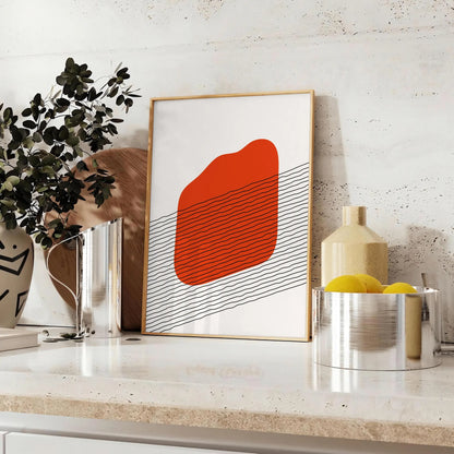 space Boho Print poster gray black abstract bohemian art wall piece perfect gift occasion decor artwork unframed version seamless integration