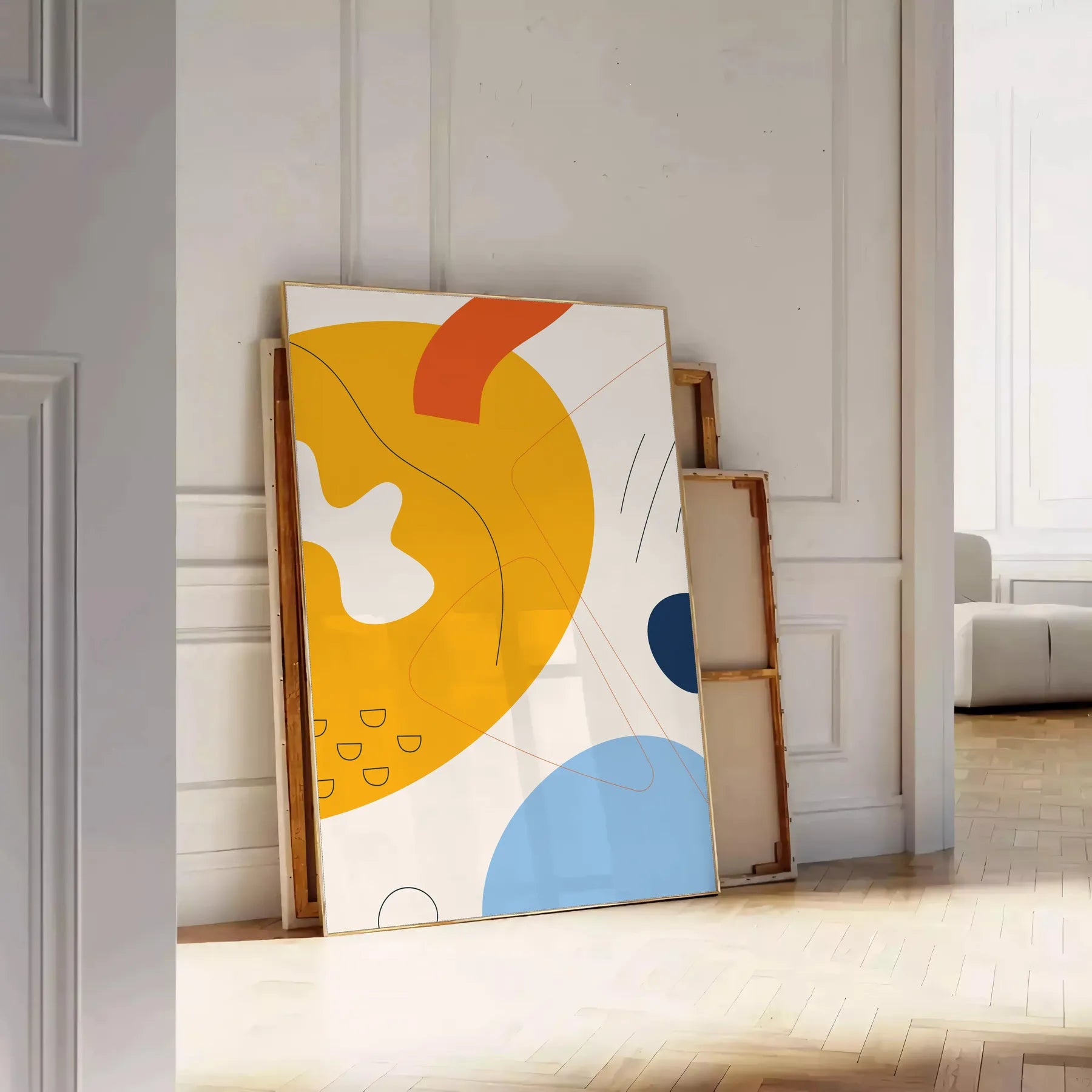 space Boho Print Poster stunning bohemian abstract art wall thoughtful gift captivating artwork touch elegance room sizes A4 cm A0