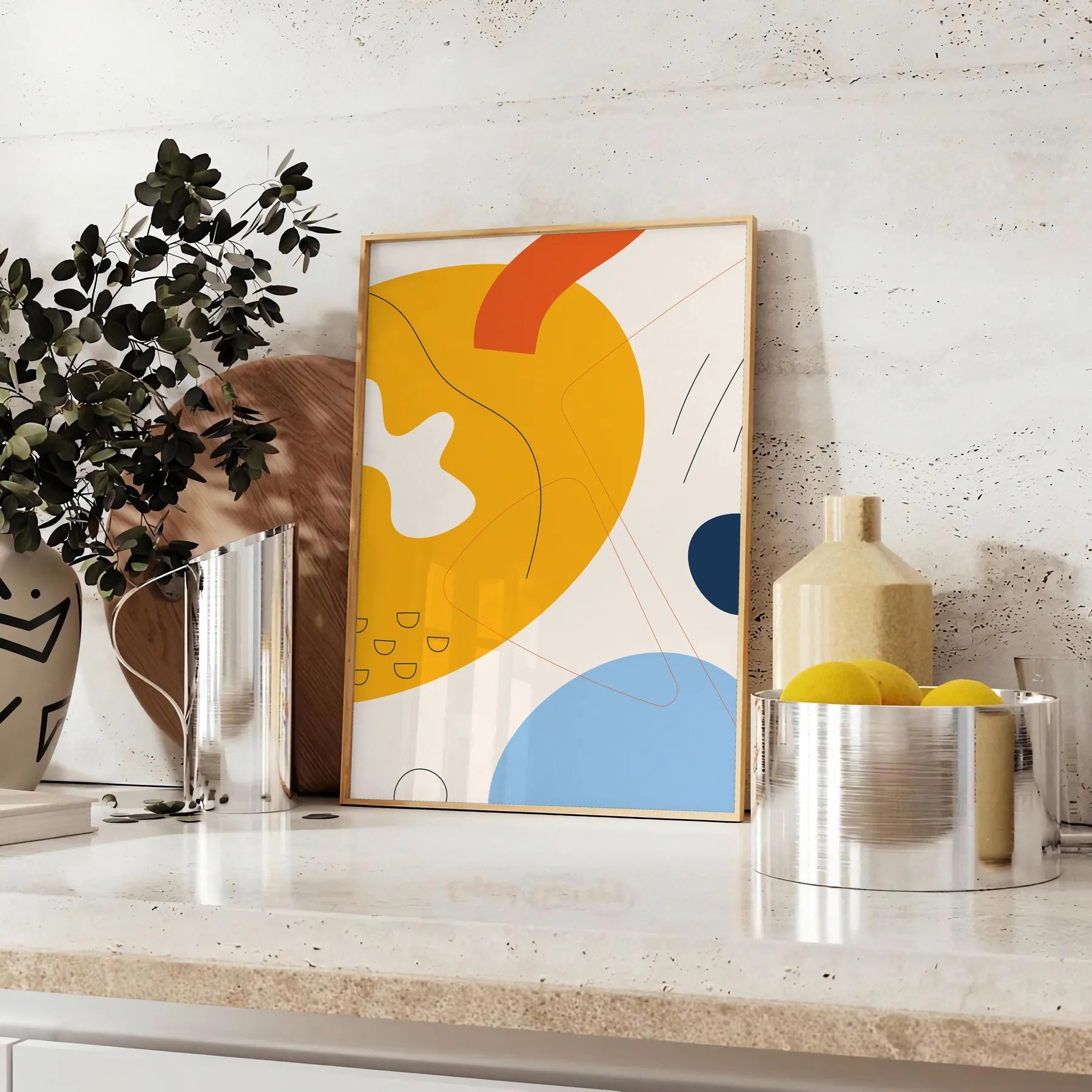 space Boho Print Poster stunning bohemian abstract art wall thoughtful gift captivating artwork touch elegance room sizes A4 cm A0