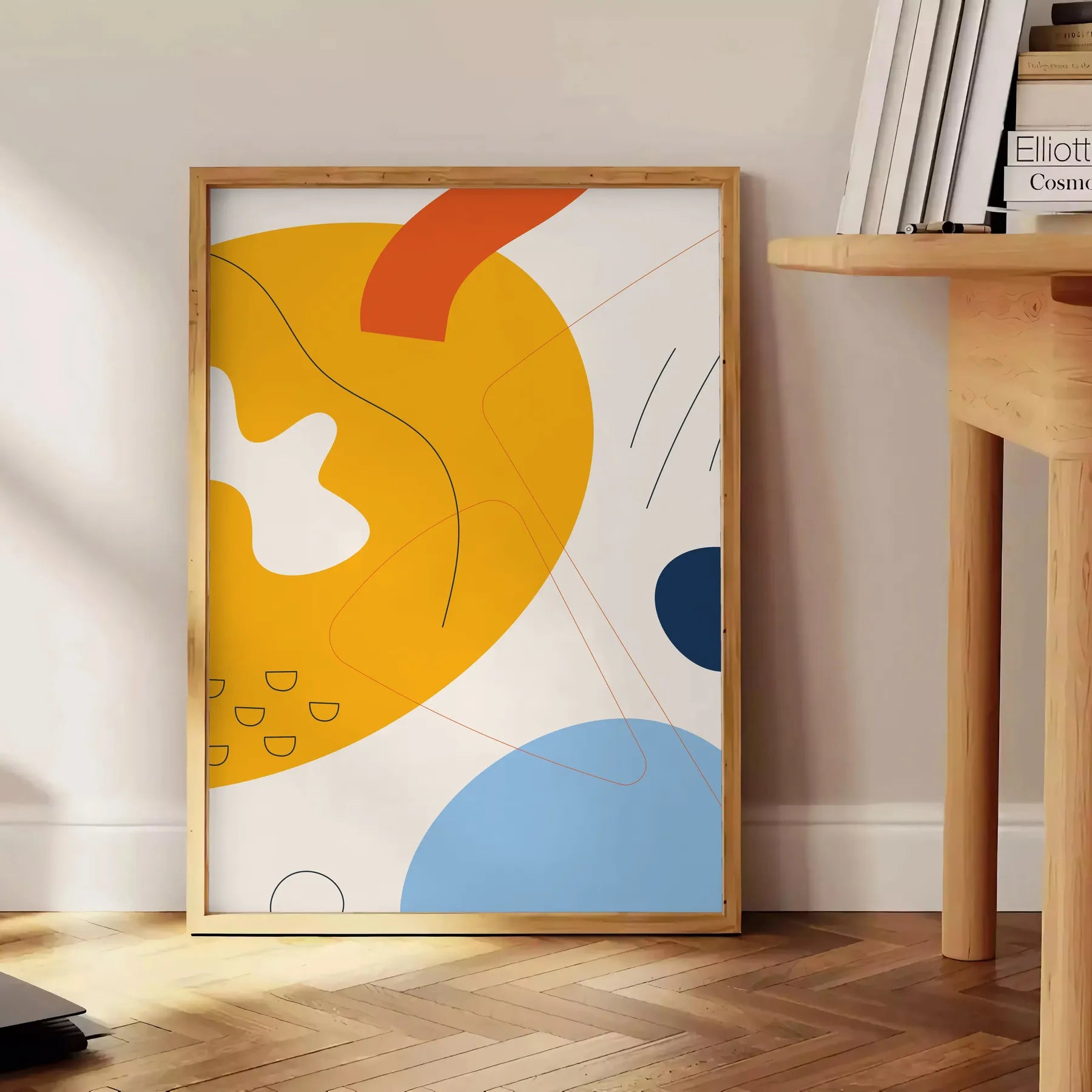 space Boho Print Poster stunning bohemian abstract art wall thoughtful gift captivating artwork touch elegance room sizes A4 cm A0