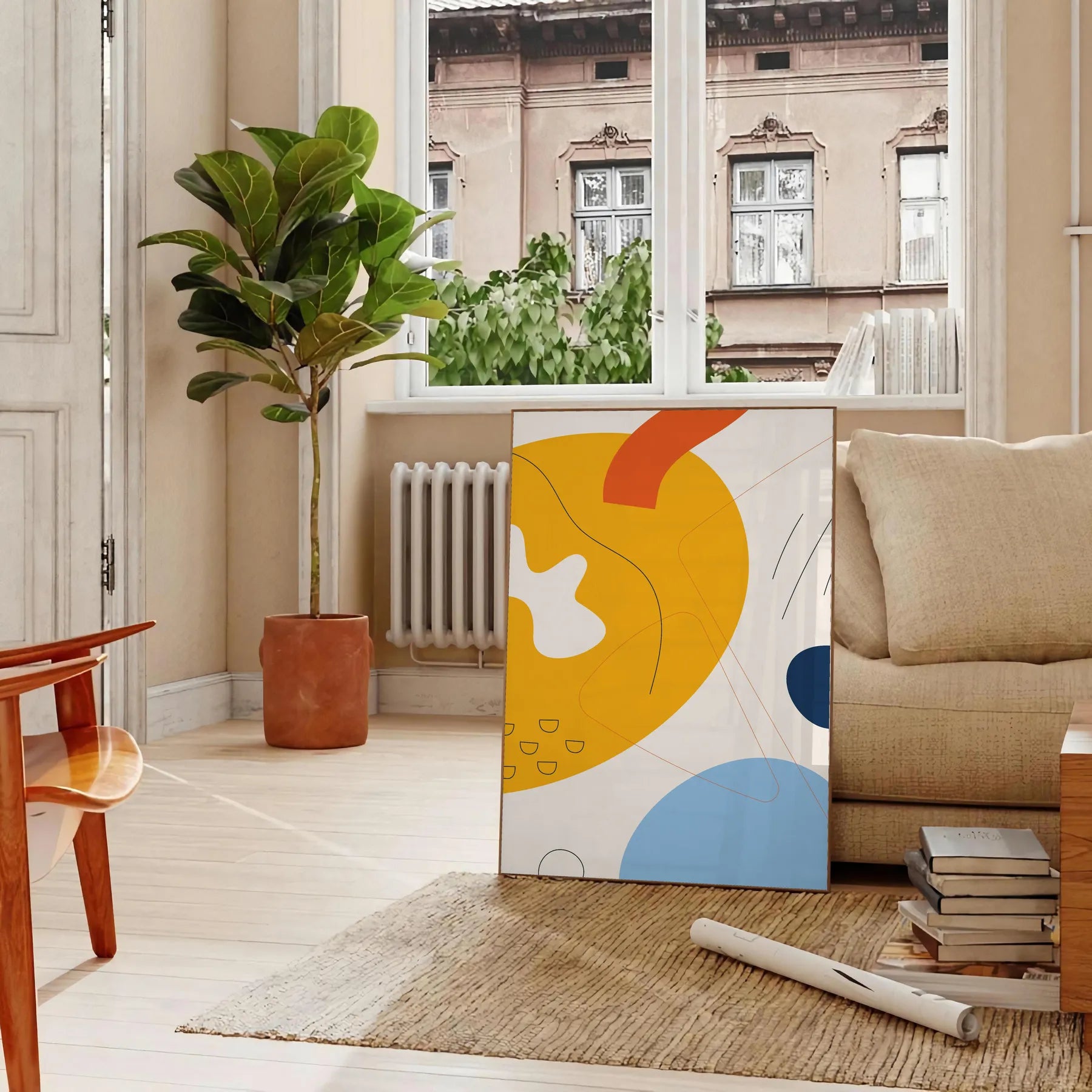 space Boho Print Poster stunning bohemian abstract art wall thoughtful gift captivating artwork touch elegance room sizes A4 cm A0