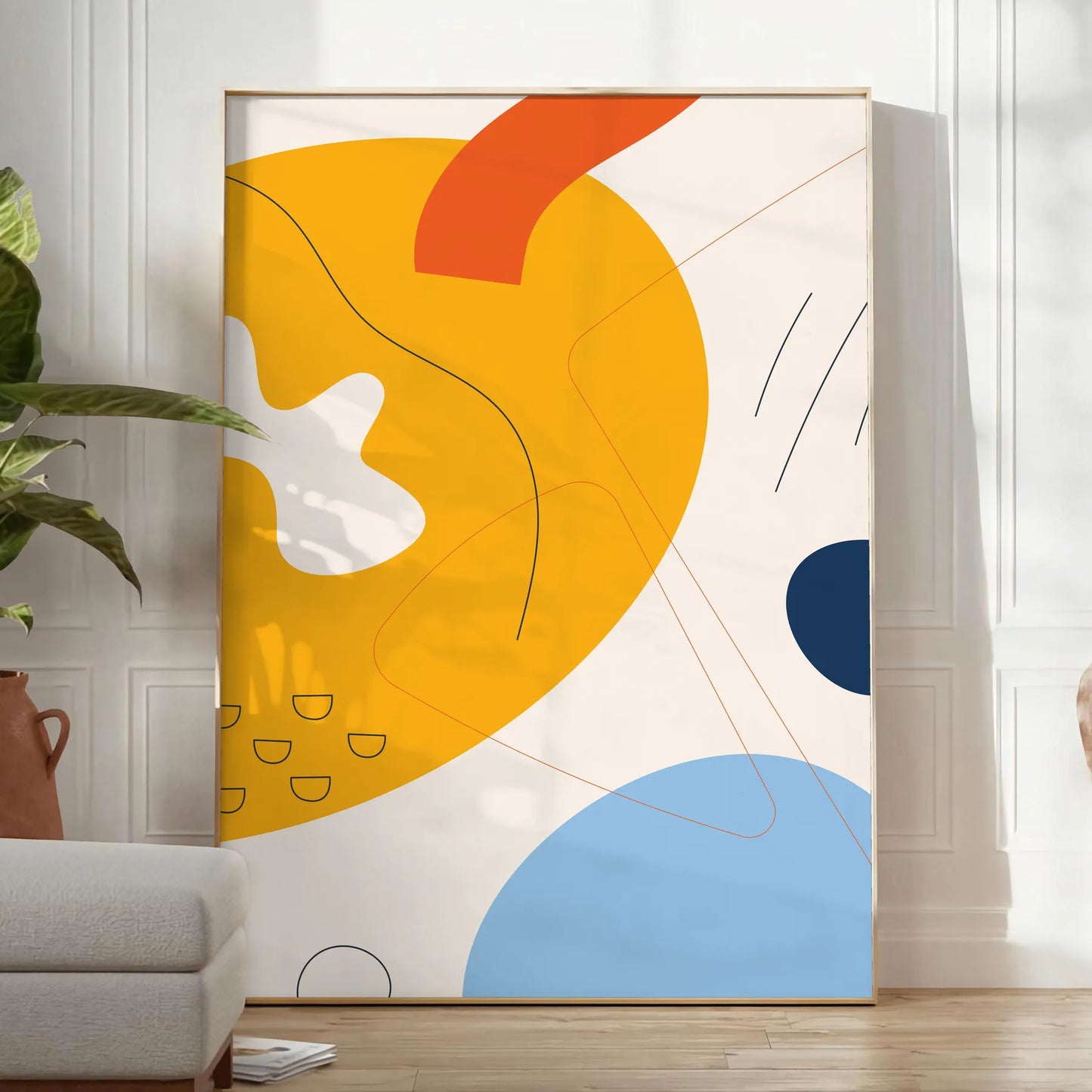 space Boho Print Poster stunning bohemian abstract art wall thoughtful gift captivating artwork touch elegance room sizes A4 cm A0