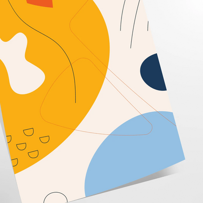 space Boho Print Poster stunning bohemian abstract art wall thoughtful gift captivating artwork touch elegance room sizes A4 cm A0