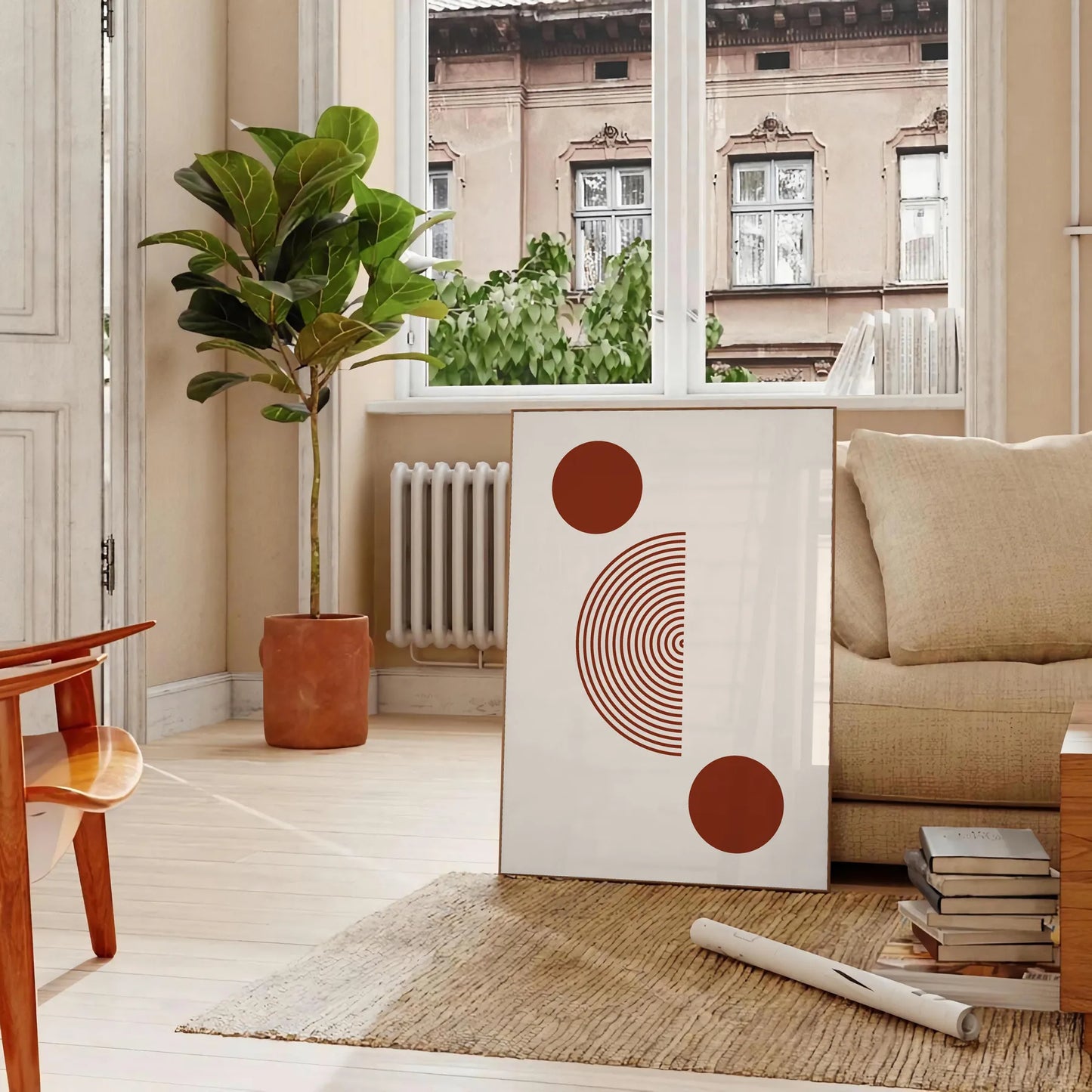 space Boho Art Wall poster abstract bohemian flair captivating artwork perfect gift touch elegance style various print sizes A4 cm A0 decor