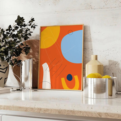 space captivating Boho Poster stunning abstract bohemian art unique wall print perfect gift room aesthetic sizes A4 cm A0